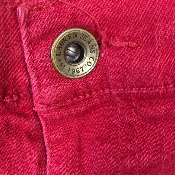 Lauren Jeans Co. Ralph Lauren – Jeans rouges Premium taille 8 - Picture 3 of 7